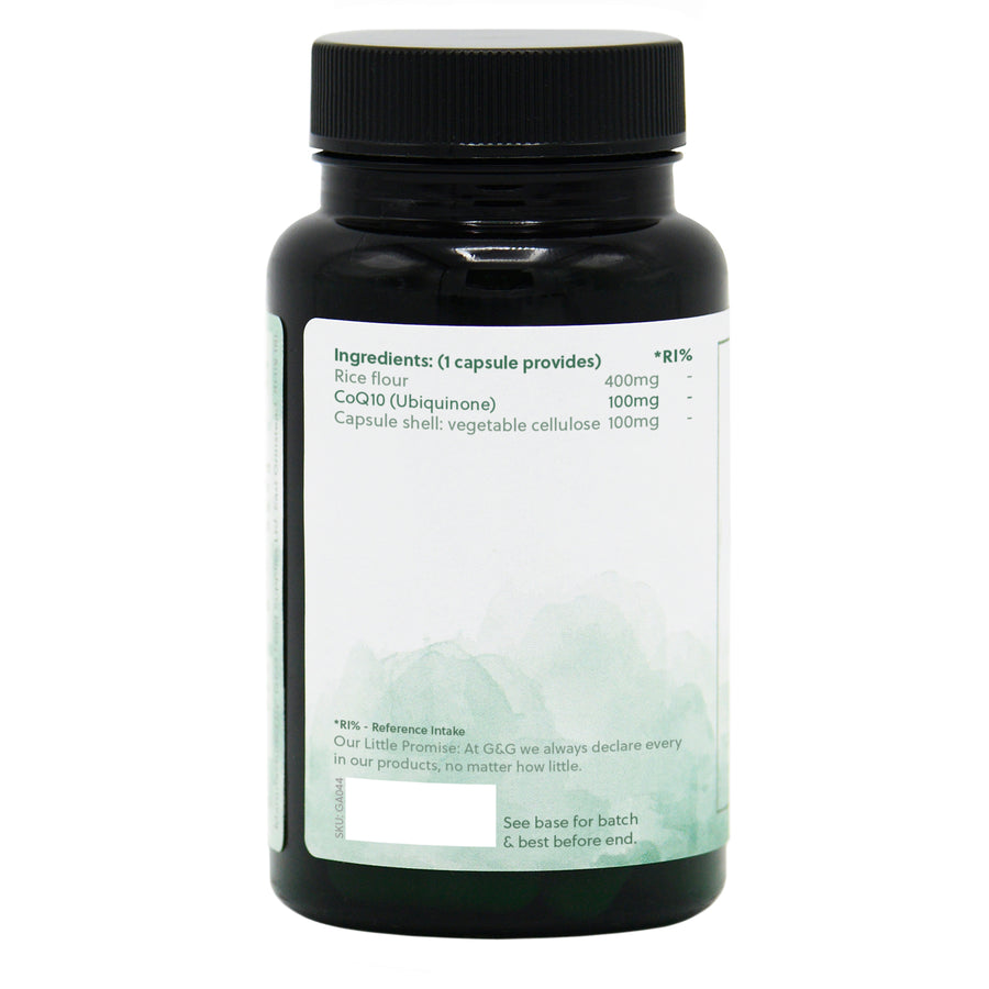 COQ10 100 MG - 60 VEGANSKE KAPSLER