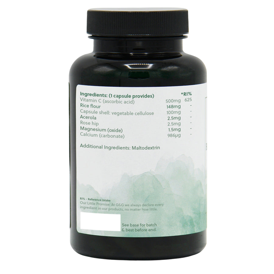 VITAMIN C 500MG KOMPLEX - 120 KAPSLAR