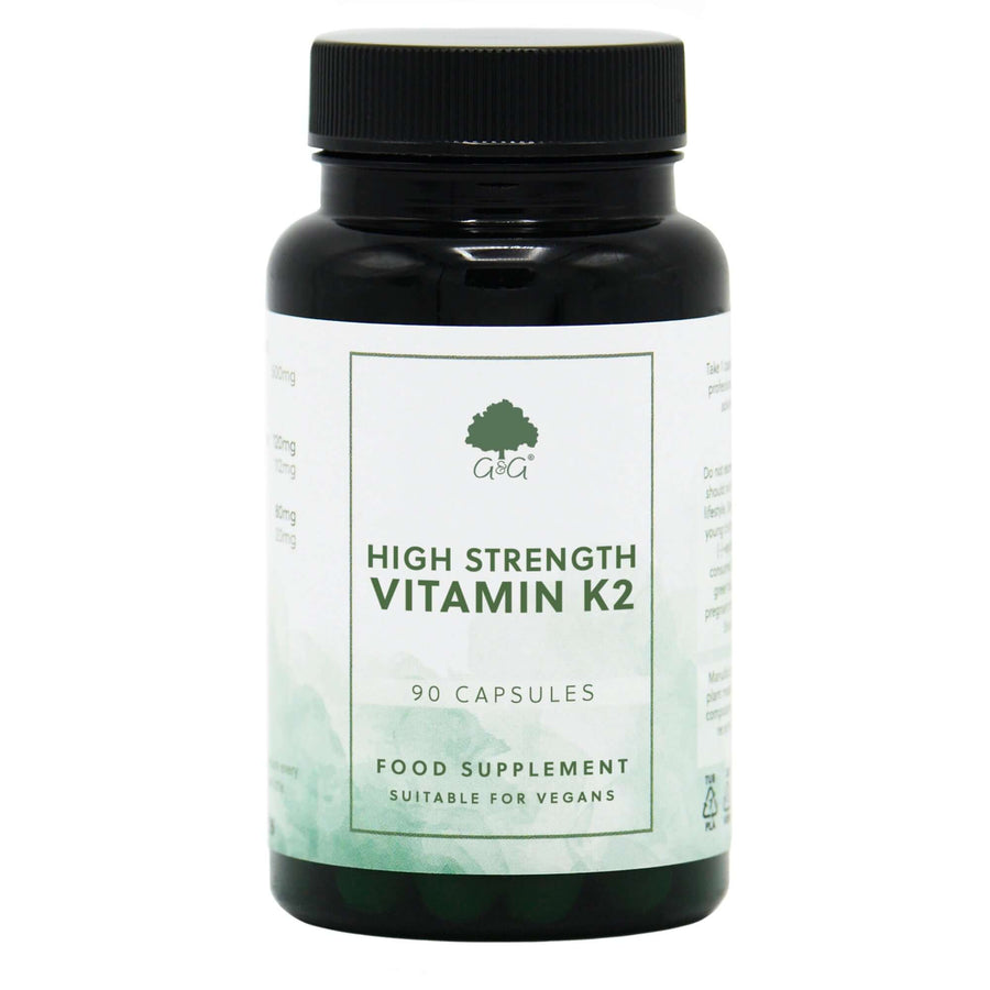 HÖGKONCENTRERAT VITAMIN K2 - 90 VEGANSKA KAPSLAR