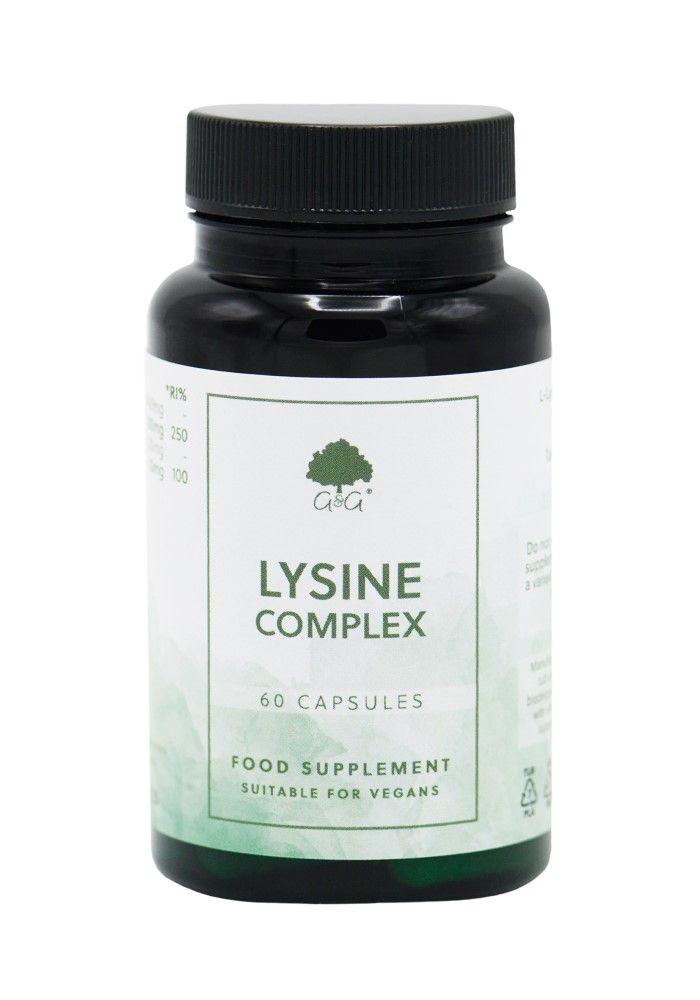 LYSINE KOMPLEKS - 60 VEGANSKE KAPSLER