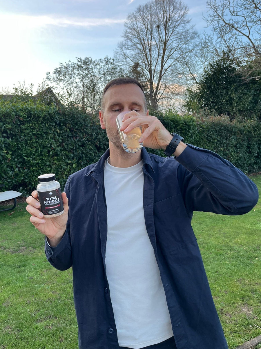 Alexandre oplever mere energi efter sin træning med Total Hydrate