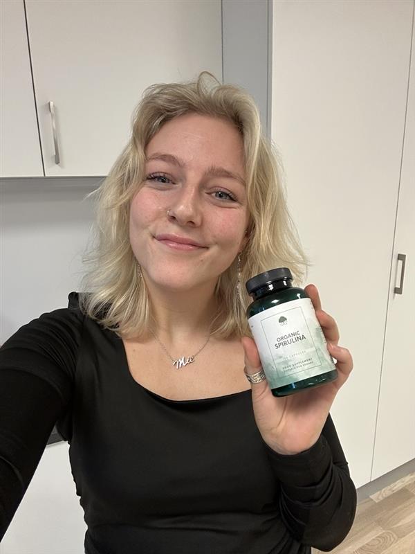 Mie har erstattet proteinpulver med spirulina i sin træning