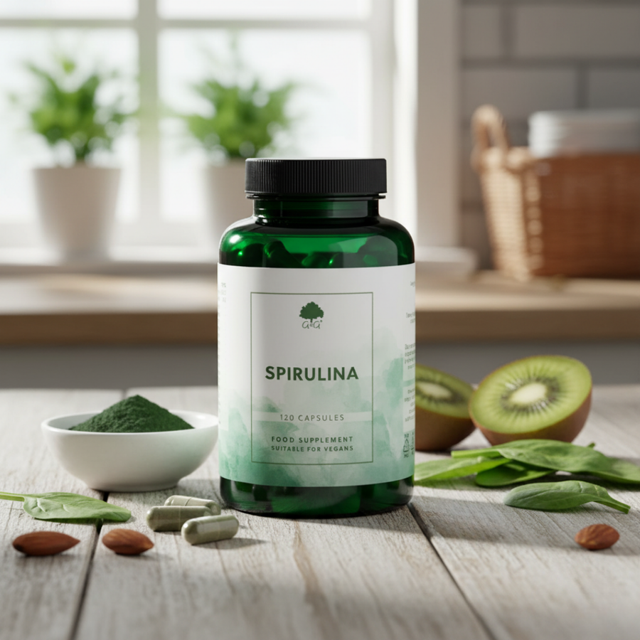 SPIRULINA 500MG - 120 KAPSLER