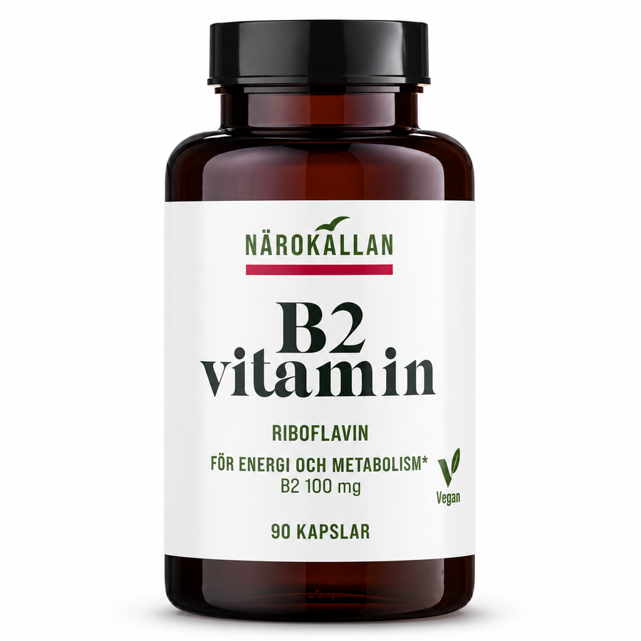 VITAMIN B2 RIBOFLAVIN 100mg – 90 capsules