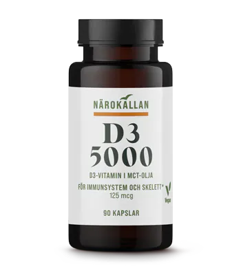 D3-vitamin 5000 IU – 90 kapsler