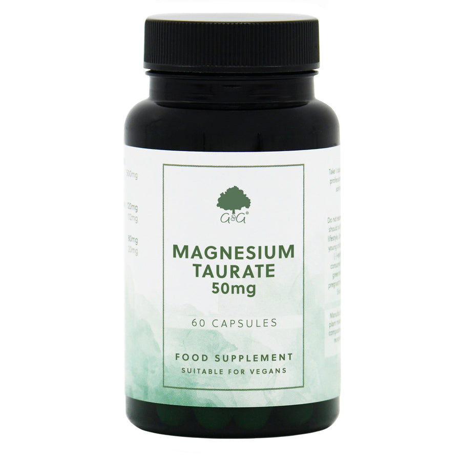 MAGNESIUM TAURATE 50MG - 60 VEGAN CAPSULES